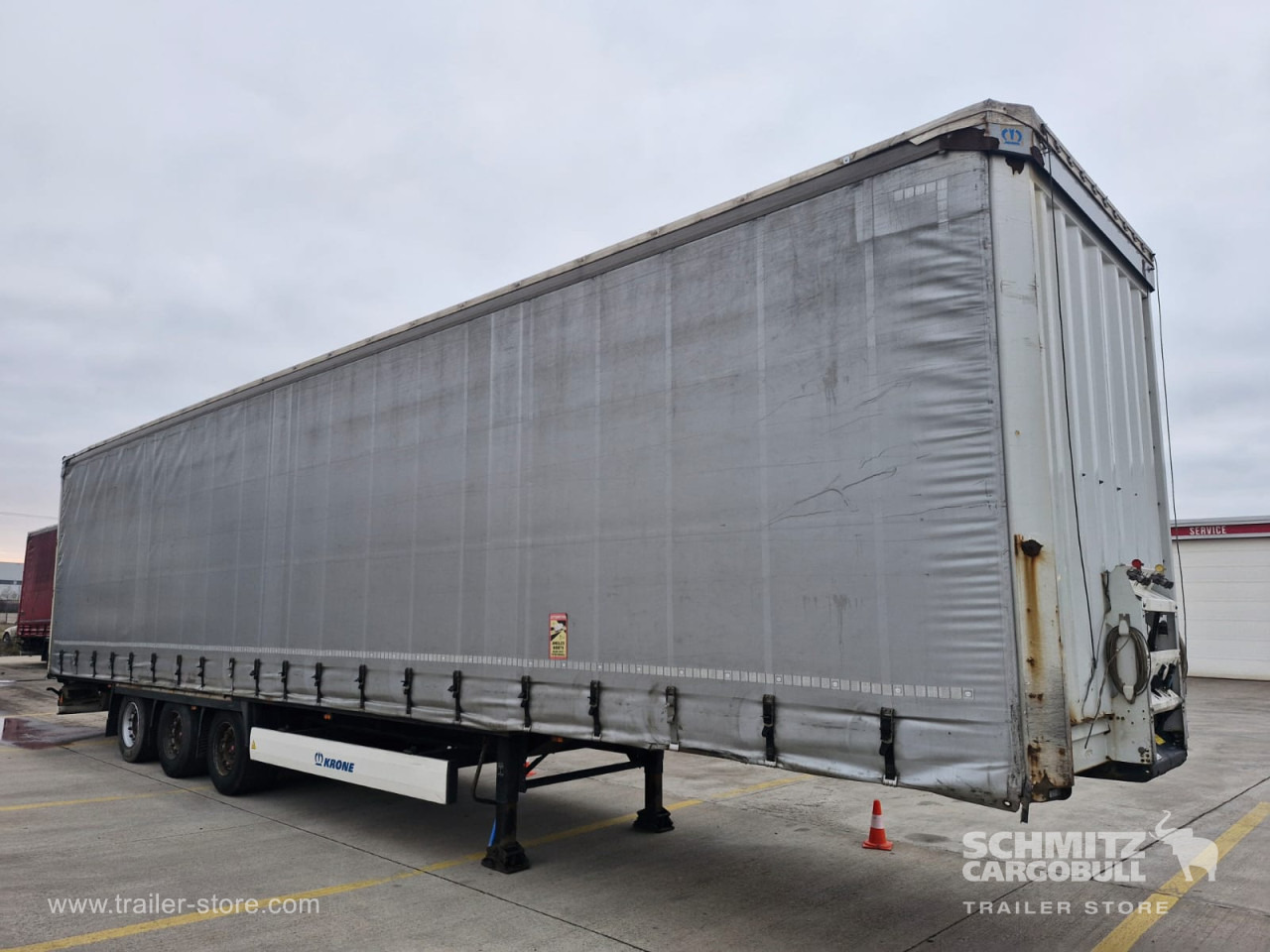 KRONE Curtainsider Mega - Tenta puspiekabe: foto 1 KRONE Curtainsider Mega - Tenta puspiekabe: foto 1