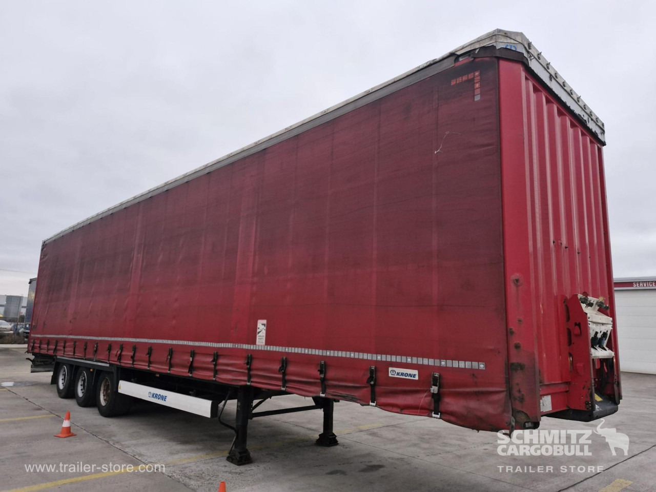 KRONE Curtainsider Mega - Tenta puspiekabe: foto 1 KRONE Curtainsider Mega - Tenta puspiekabe: foto 1