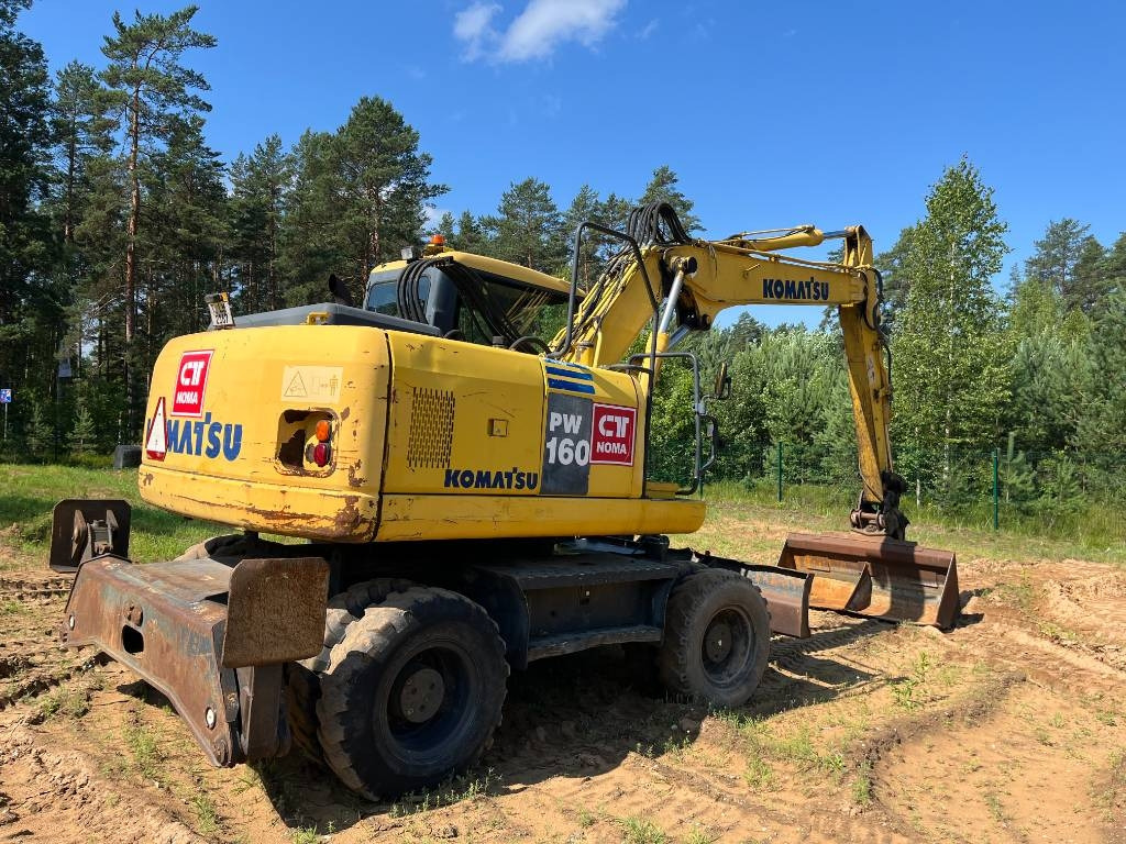 Komatsu PW 160-7 - Riteņu ekskavators: foto 3 Komatsu PW 160-7 - Riteņu ekskavators: foto 3