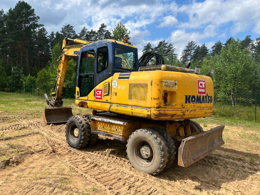 Komatsu PW 160 ES-7K - Riteņu ekskavators: foto 4 Komatsu PW 160 ES-7K - Riteņu ekskavators: foto 4