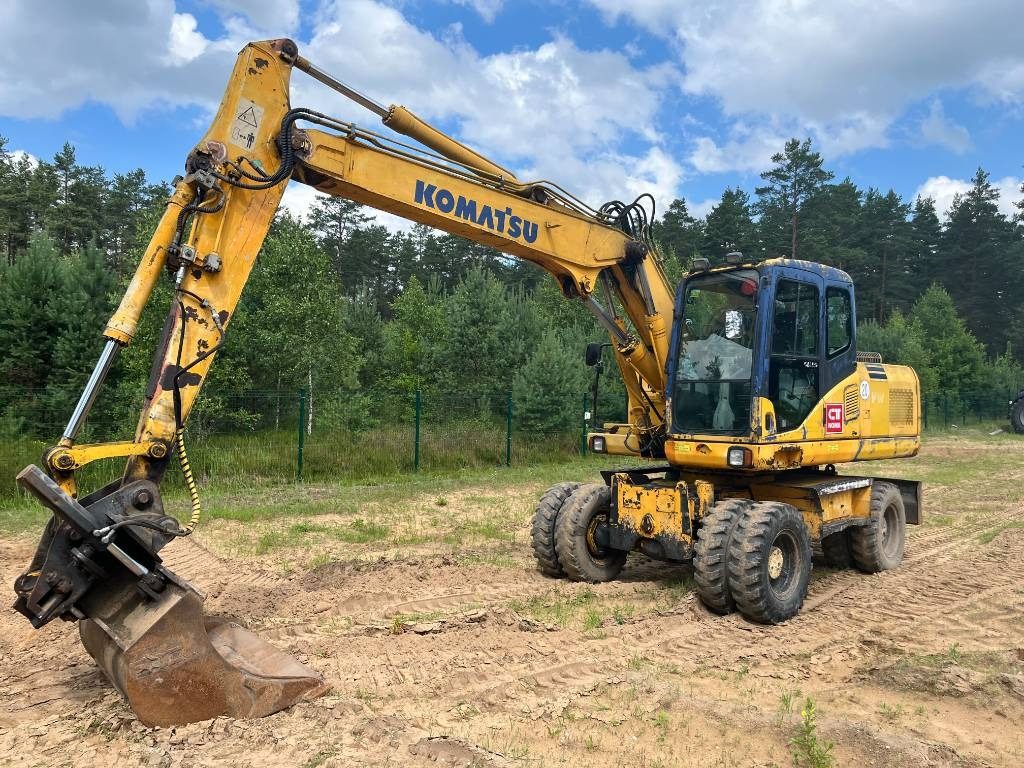 Komatsu PW 160 ES-7K - Riteņu ekskavators: foto 1 Komatsu PW 160 ES-7K - Riteņu ekskavators: foto 1