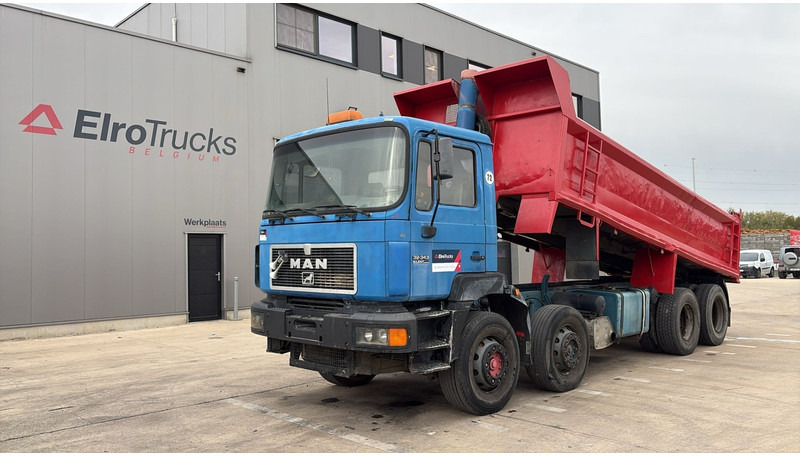 MAN 32.343 (LAMES / STEEL SUSP. / 8X4 / GRAND PONT / BIG AXLE) - Kravas automašīna pašizgāzējs: foto 1 MAN 32.343 (LAMES / STEEL SUSP. / 8X4 / GRAND PONT / BIG AXLE) - Kravas automašīna pašizgāzējs: foto 1
