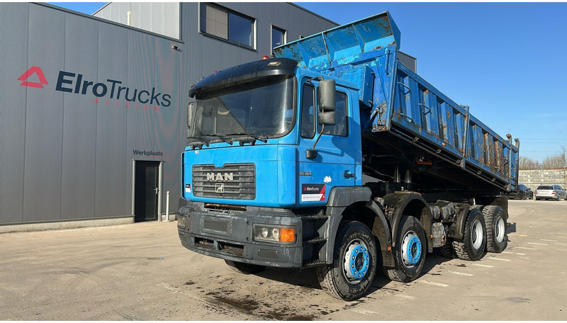 MAN 35.364 (STEEL SUSP. / 6 CYLINDER / BIG AXLE / EURO 2 / MEILLER TIPPER) - Kravas automašīna pašizgāzējs: foto 1 MAN 35.364 (STEEL SUSP. / 6 CYLINDER / BIG AXLE / EURO 2 / MEILLER TIPPER) - Kravas automašīna pašizgāzējs: foto 1