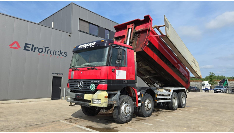 Mercedes-Benz Actros 4148 (8X8 / EPS / LAMES / GRAND PONT / V8 / COUVERTURE BENNE / GRAND BENNE !!!) - Kravas automašīna pašizgāzējs: foto 4 Mercedes-Benz Actros 4148 (8X8 / EPS / LAMES / GRAND PONT / V8 / COUVERTURE BENNE / GRAND BENNE !!!) - Kravas automašīna pašizgāzējs: foto 4