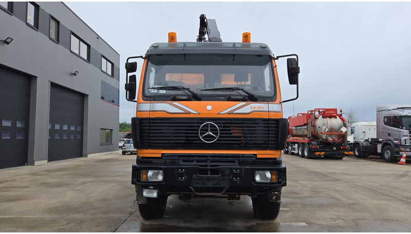 Mercedes-Benz SK 1735 (V8 2X TURBO / 4X4 / PARFAIT ETAT !!!! / GRUE / LAMES / GRAND PONT / TOP CONDITION !!!) - Kravas automašīna pašizgāzējs, Kravas auto ar manipulatoru: foto 2 Mercedes-Benz SK 1735 (V8 2X TURBO / 4X4 / PARFAIT ETAT !!!! / GRUE / LAMES / GRAND PONT / TOP CONDITION !!!) - Kravas automašīna pašizgāzējs, Kravas auto ar manipulatoru: foto 2