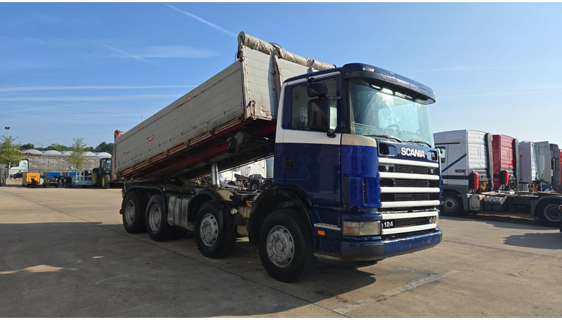 Scania 124-420 (BIG AXLE / GRAND PONT / LAMES / STEEL SUSP. / MANUAL GEARBOX / BOITE MANUELLE) - Kravas automašīna pašizgāzējs: foto 3 Scania 124-420 (BIG AXLE / GRAND PONT / LAMES / STEEL SUSP. / MANUAL GEARBOX / BOITE MANUELLE) - Kravas automašīna pašizgāzējs: foto 3