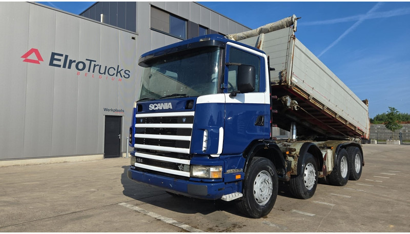 Scania 124-420 (BIG AXLE / GRAND PONT / LAMES / STEEL SUSP. / MANUAL GEARBOX / BOITE MANUELLE) - Kravas automašīna pašizgāzējs: foto 1 Scania 124-420 (BIG AXLE / GRAND PONT / LAMES / STEEL SUSP. / MANUAL GEARBOX / BOITE MANUELLE) - Kravas automašīna pašizgāzējs: foto 1