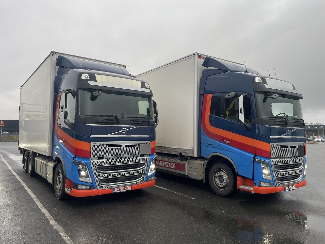Volvo FH550 - Kravas automašīna ar slēgto virsbūvi: foto 1 Volvo FH550 - Kravas automašīna ar slēgto virsbūvi: foto 1