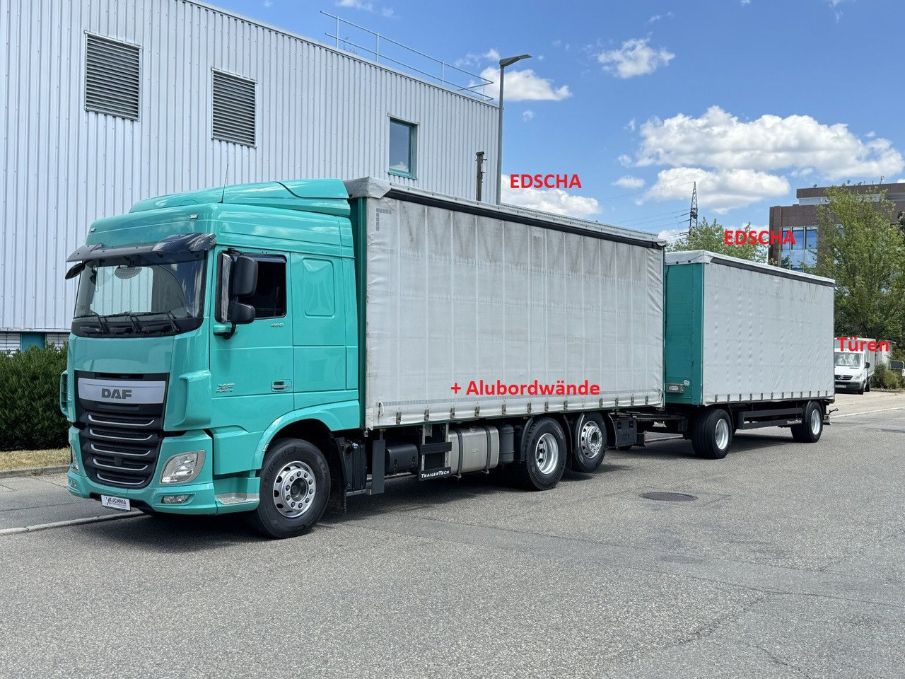 DAF XF460 6x2 Schiebeplane-Zug EDSCHA Bordwände - Kravas automašīna ar tentu: foto 1 DAF XF460 6x2 Schiebeplane-Zug EDSCHA Bordwände - Kravas automašīna ar tentu: foto 1