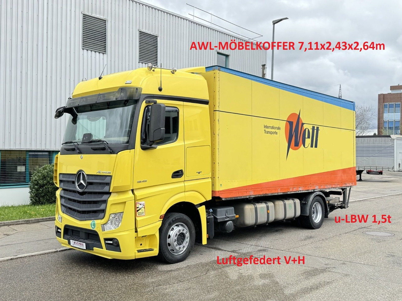 Mercedes-Benz Actros 1845 LL Gr.Haus AWL-Möbelkoffer ULBW - Kravas automašīna ar slēgto virsbūvi: foto 1 Mercedes-Benz Actros 1845 LL Gr.Haus AWL-Möbelkoffer ULBW - Kravas automašīna ar slēgto virsbūvi: foto 1