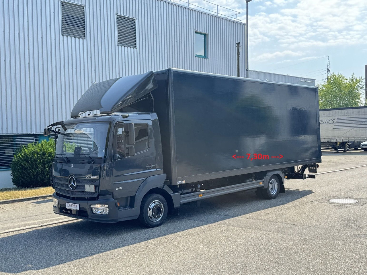 Mercedes-Benz Atego 818L Koffer 7,3m LBW Klima Automatik - Furgons ar slēgtā virsbūve: foto 1 Mercedes-Benz Atego 818L Koffer 7,3m LBW Klima Automatik - Furgons ar slēgtā virsbūve: foto 1