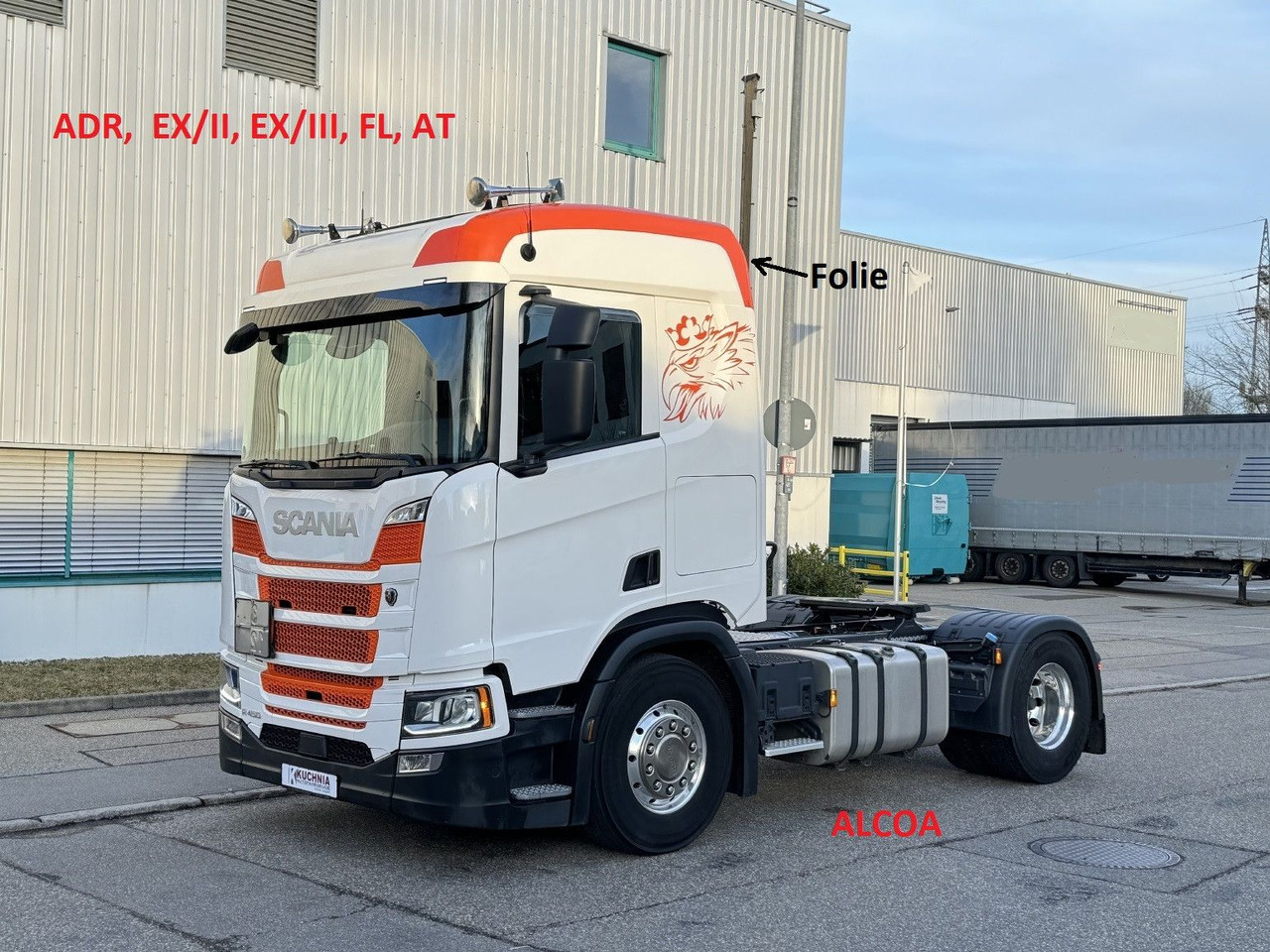 Scania R 450 ADR FL AT EX/II EX/III Retarder Alcoa TOP - Vilcējs: foto 1 Scania R 450 ADR FL AT EX/II EX/III Retarder Alcoa TOP - Vilcējs: foto 1