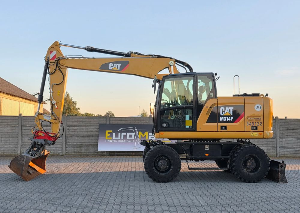 Caterpillar M314F, 2018 ROK, 4200 MTH, 2 ŁYŻKI - Riteņu ekskavators: foto 2 Caterpillar M314F, 2018 ROK, 4200 MTH, 2 ŁYŻKI - Riteņu ekskavators: foto 2