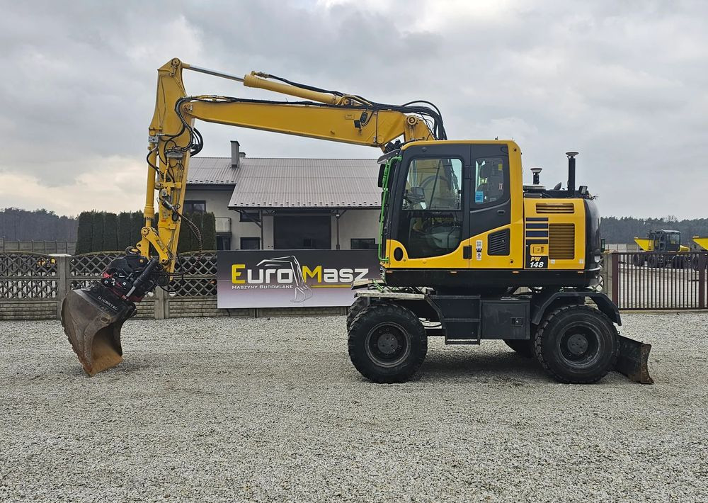 Komatsu PW 148-10, 2016 ROK, SYSTEM LEICA 3D - Riteņu ekskavators: foto 2 Komatsu PW 148-10, 2016 ROK, SYSTEM LEICA 3D - Riteņu ekskavators: foto 2