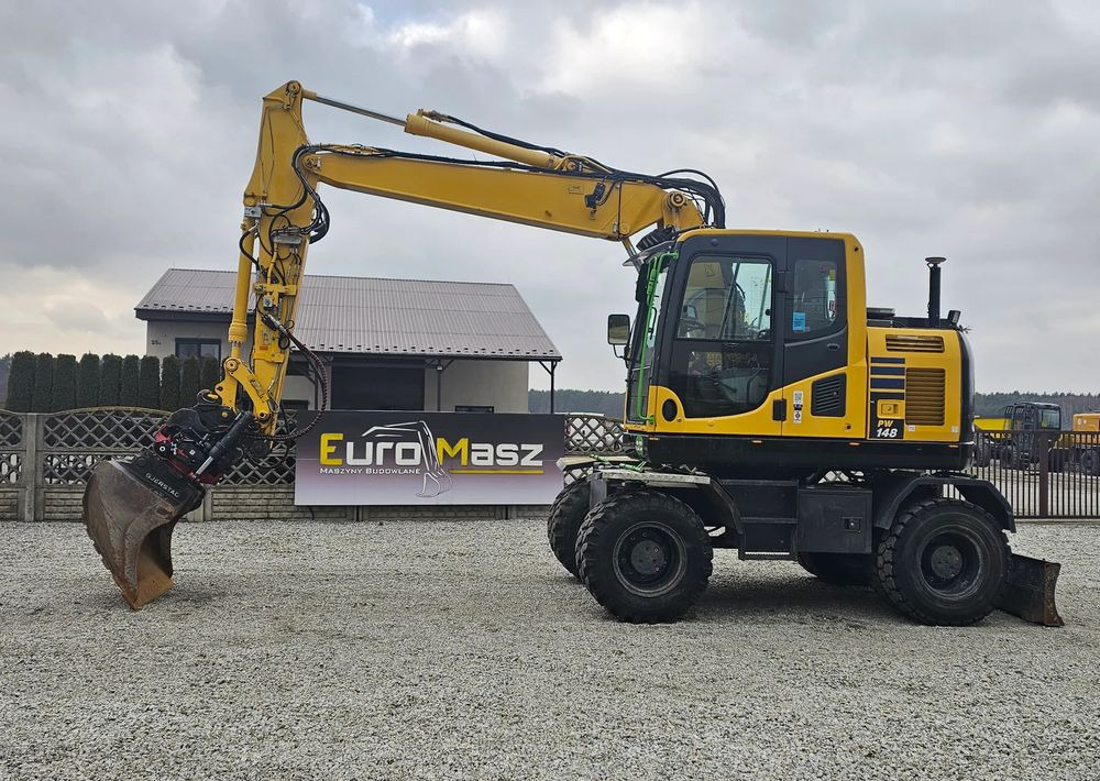 Komatsu PW 148-10, 2016 ROK, SYSTEM LEICA 3D - Riteņu ekskavators: foto 1 Komatsu PW 148-10, 2016 ROK, SYSTEM LEICA 3D - Riteņu ekskavators: foto 1