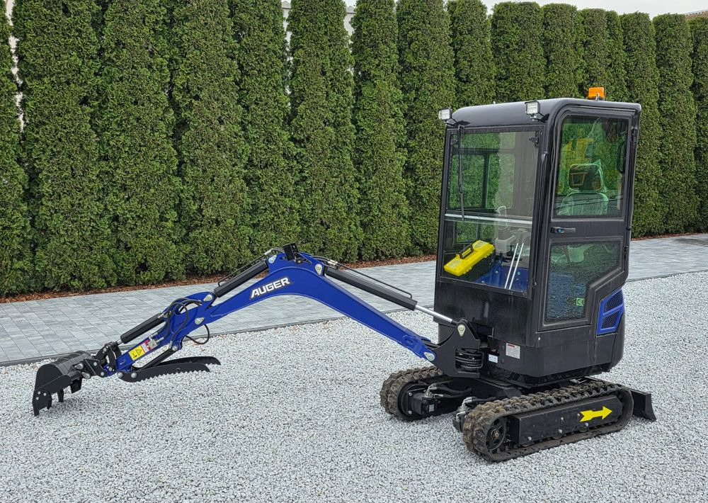 Jaunā Mini-ekskavators Kubota NOWA MINIKOPARKA AUGER HT 18, SILNIK KUBOTA, 3 ŁYŻKI: foto 1