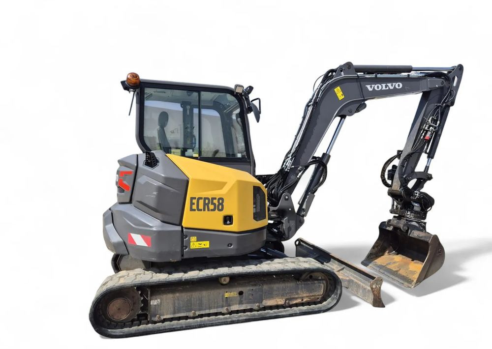 Volvo ECR 58F, 2021 ROK, GŁOWICA STEELWRIST, 2 ŁYŻKI - Mini-ekskavators: foto 1 Volvo ECR 58F, 2021 ROK, GŁOWICA STEELWRIST, 2 ŁYŻKI - Mini-ekskavators: foto 1