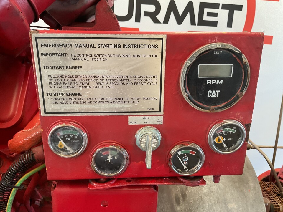 Caterpillar 3412, power unit/waterpump (1) - Ūdens sūknis: foto 4 Caterpillar 3412, power unit/waterpump (1) - Ūdens sūknis: foto 4