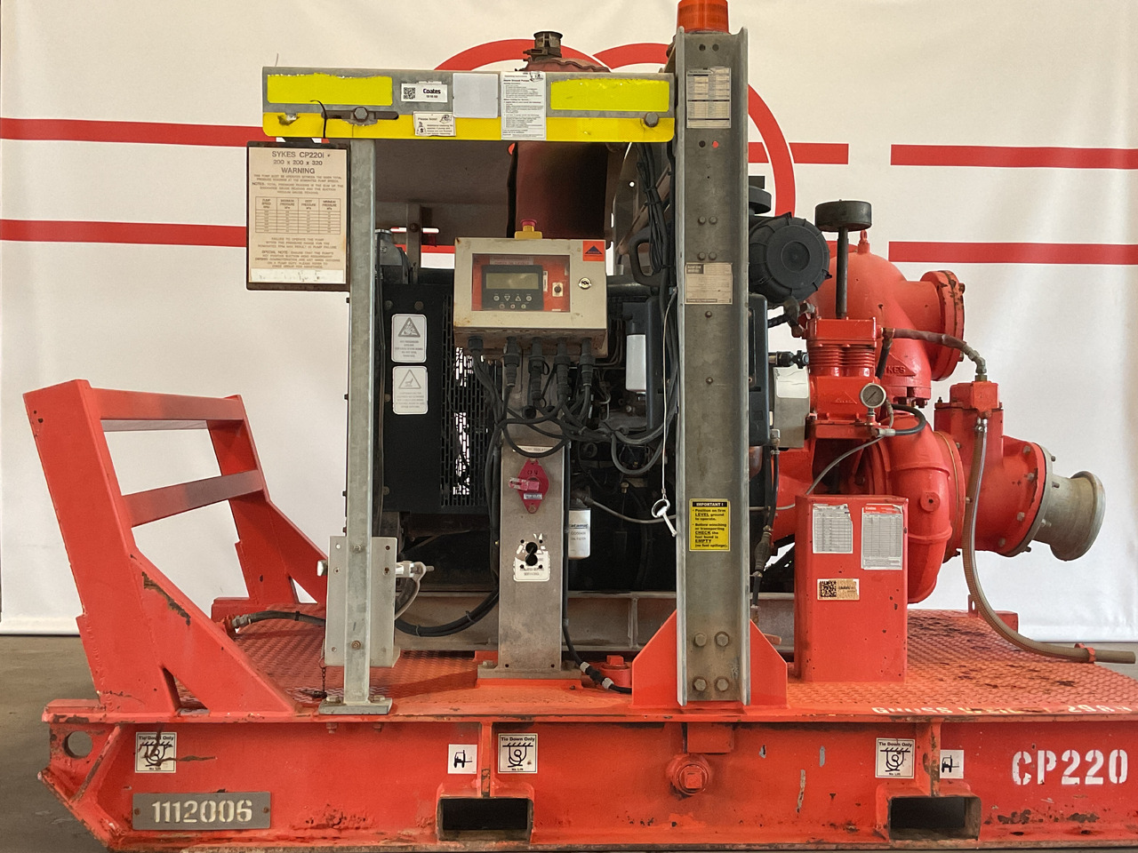 Sykes CP220i water pump, very complete. Perkins powered water pump. - Ūdens sūknis: foto 1 Sykes CP220i water pump, very complete. Perkins powered water pump. - Ūdens sūknis: foto 1