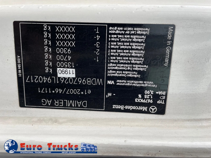 Mercedes-Benz Atego Atego 1321 Frigoblock - Izometriskais kravas automašīna: foto 4 Mercedes-Benz Atego Atego 1321 Frigoblock - Izometriskais kravas automašīna: foto 4