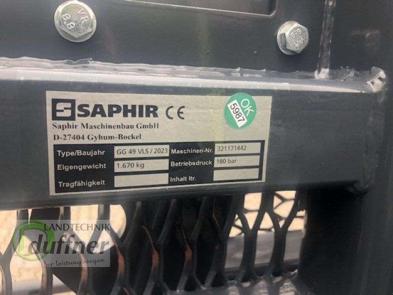 Saphir GG 49 VLS - Lopbarības sagatavošanas tehnika: foto 5 Saphir GG 49 VLS - Lopbarības sagatavošanas tehnika: foto 5