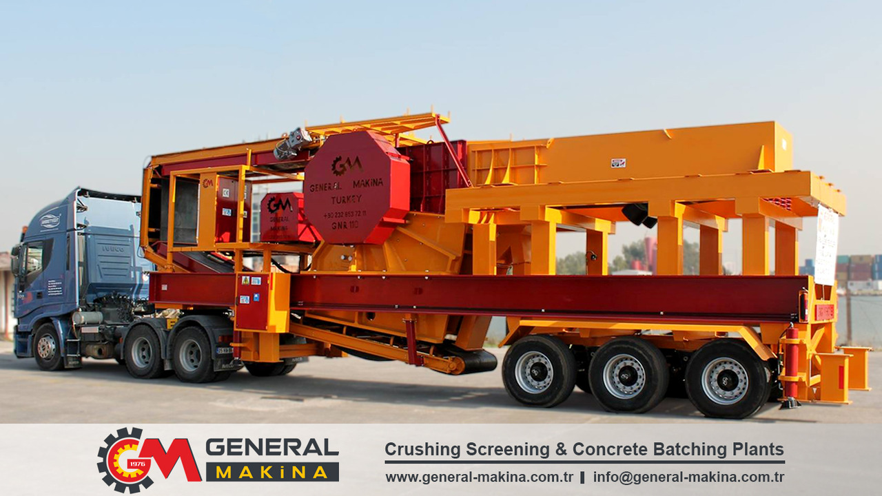 GENERAL MAKİNA Portable Hard Rock Crusher - Žokļu drupinātājs: foto 1 GENERAL MAKİNA Portable Hard Rock Crusher - Žokļu drupinātājs: foto 1