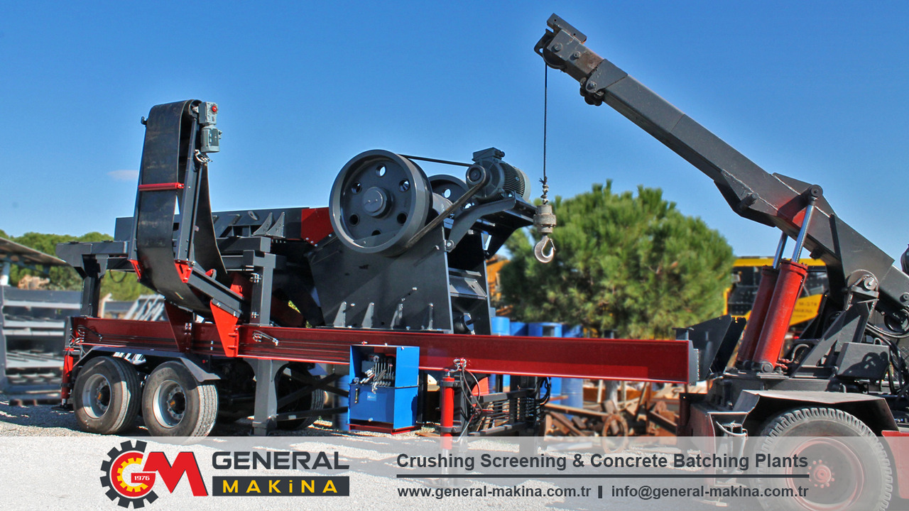 GENERAL MAKİNA Semi Mobile Crushing Plant - Žokļu drupinātājs: foto 2 GENERAL MAKİNA Semi Mobile Crushing Plant - Žokļu drupinātājs: foto 2