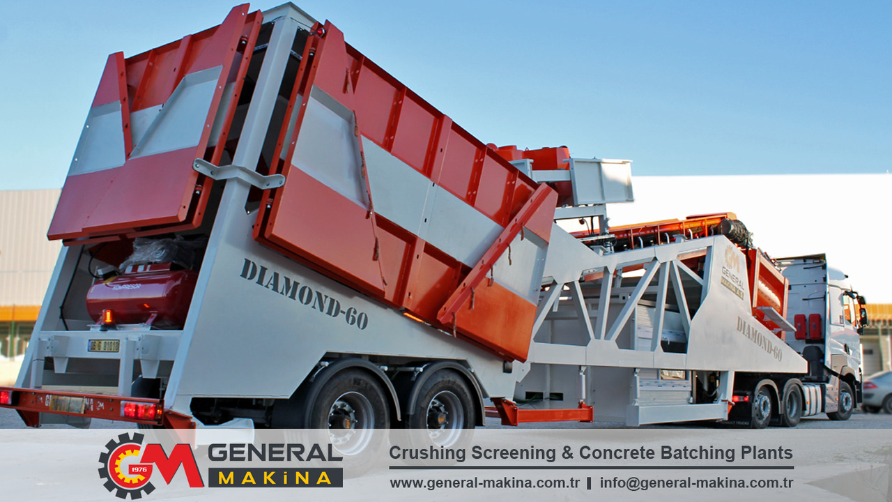 General Makina Diamond 60 m3 Mobile Concrete Batching Plant - Betona rūpnīca: foto 2 General Makina Diamond 60 m3 Mobile Concrete Batching Plant - Betona rūpnīca: foto 2