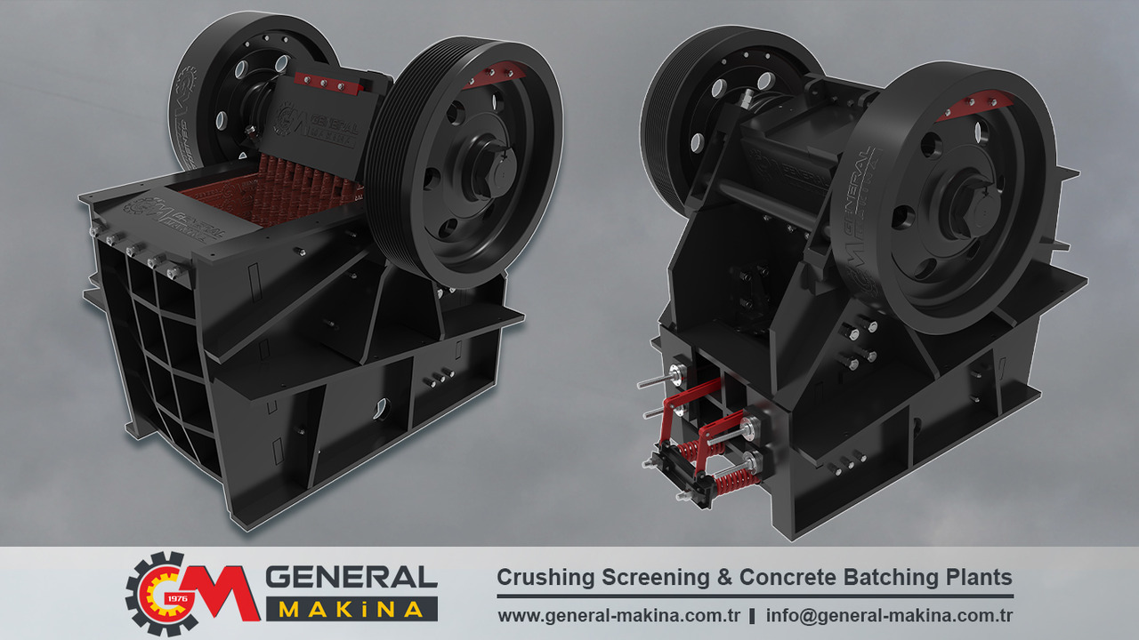 General Makina High Quality Jaw Crusher Best Price - Žokļu drupinātājs: foto 2 General Makina High Quality Jaw Crusher Best Price - Žokļu drupinātājs: foto 2