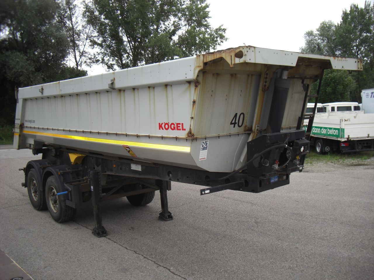 Kögel SKM18 / KIPPZYLINDER FEST - Puspiekabe pašizgāzējs: foto 2 Kögel SKM18 / KIPPZYLINDER FEST - Puspiekabe pašizgāzējs: foto 2
