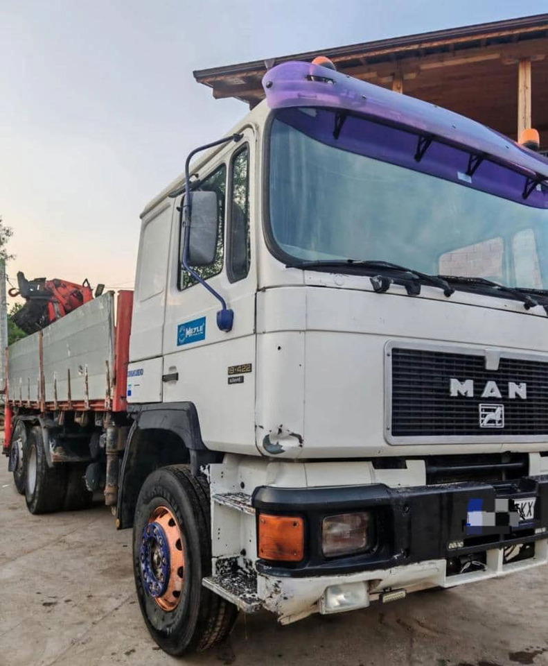 MAN 19.422 Truck with crane - Kravas auto ar manipulatoru: foto 2 MAN 19.422 Truck with crane - Kravas auto ar manipulatoru: foto 2