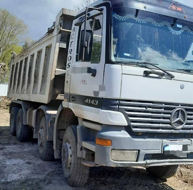 MERCEDES-BENZ Actros 4143 - Kravas automašīna pašizgāzējs: foto 1 MERCEDES-BENZ Actros 4143 - Kravas automašīna pašizgāzējs: foto 1