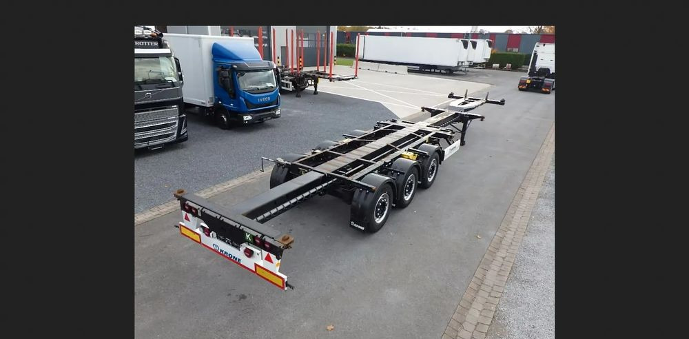 Krone Podkontenerowa - Puspiekabe noņemamā virsbūve/ Konteineru vedējs: foto 1 Krone Podkontenerowa - Puspiekabe noņemamā virsbūve/ Konteineru vedējs: foto 1