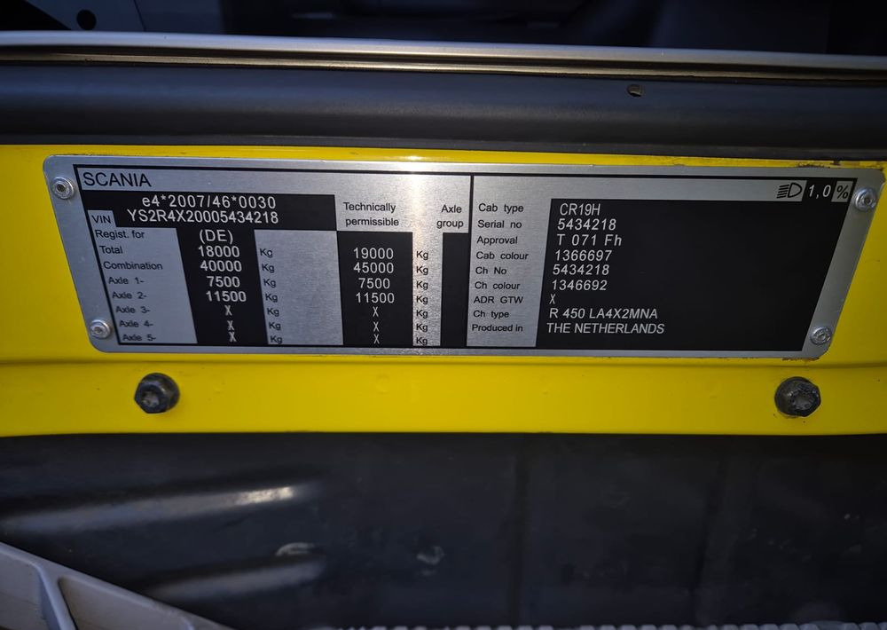 Vilcējs Scania R450: foto 39