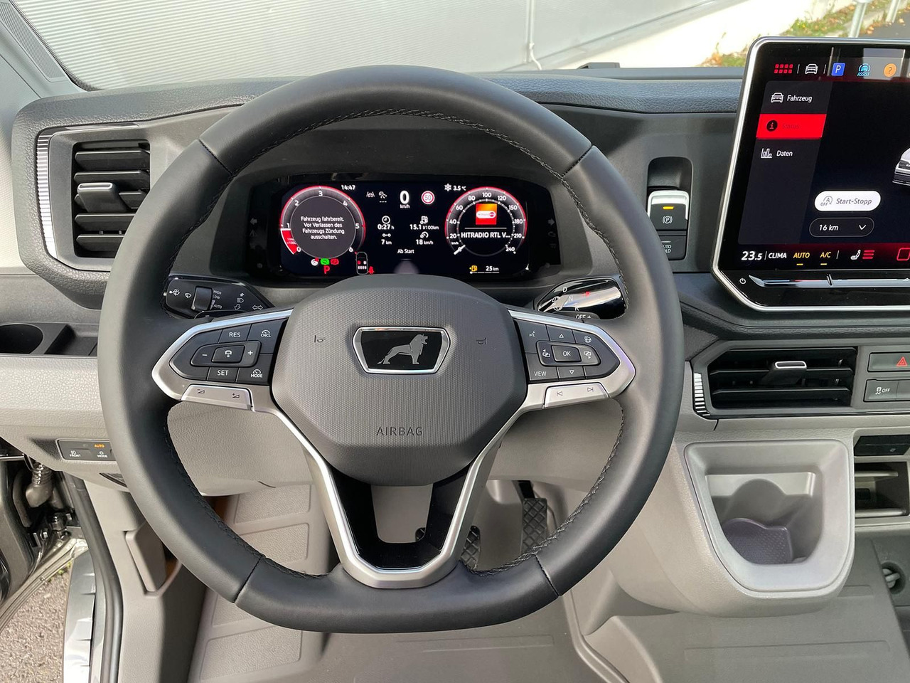 Automašīna ar kravas platformu, Kravas-pasažieru furgons MAN TGE 3.180 Pritsche DOKA MR STANDHZ AHK KAMERA: foto 13