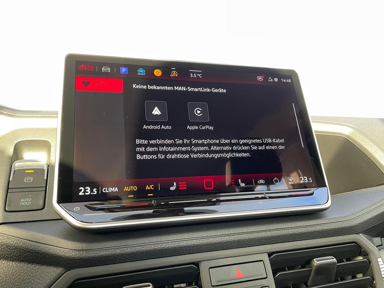 Automašīna ar kravas platformu, Kravas-pasažieru furgons MAN TGE 3.180 Pritsche DOKA MR STANDHZ AHK KAMERA: foto 20