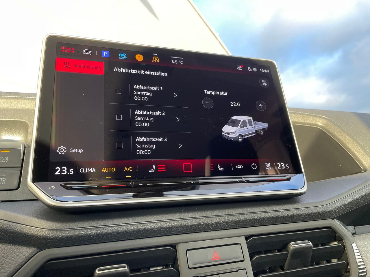 Automašīna ar kravas platformu, Kravas-pasažieru furgons MAN TGE 3.180 Pritsche DOKA MR STANDHZ AHK KAMERA: foto 21