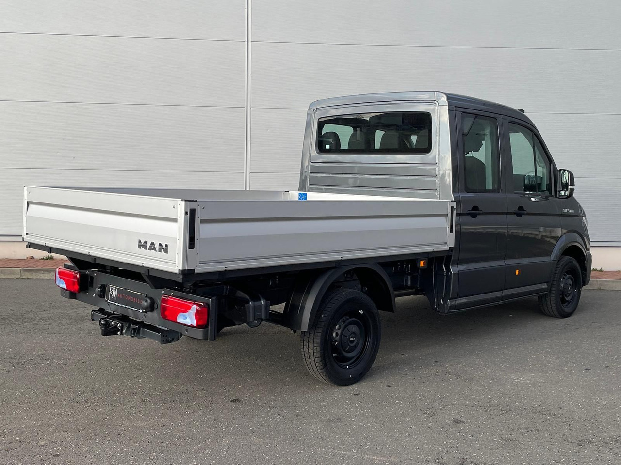 Automašīna ar kravas platformu, Kravas-pasažieru furgons MAN TGE 3.180 Pritsche DOKA MR STANDHZ AHK KAMERA: foto 7