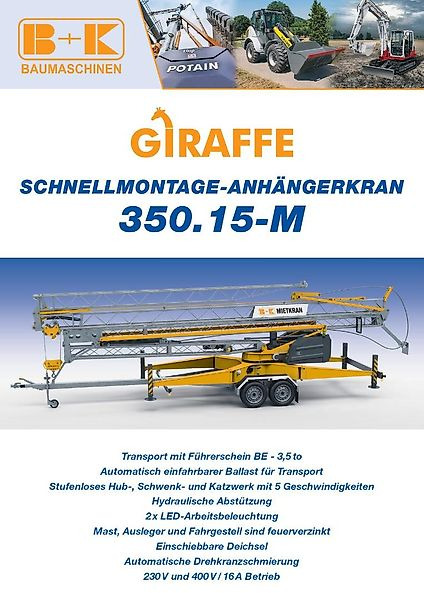 Giraffe 350.15-M - Mini celtnis: foto 1 Giraffe 350.15-M - Mini celtnis: foto 1