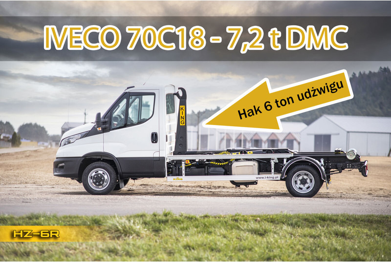 Iveco Daily 70C18 - Pacēlājs ar āķi: foto 5 Iveco Daily 70C18 - Pacēlājs ar āķi: foto 5