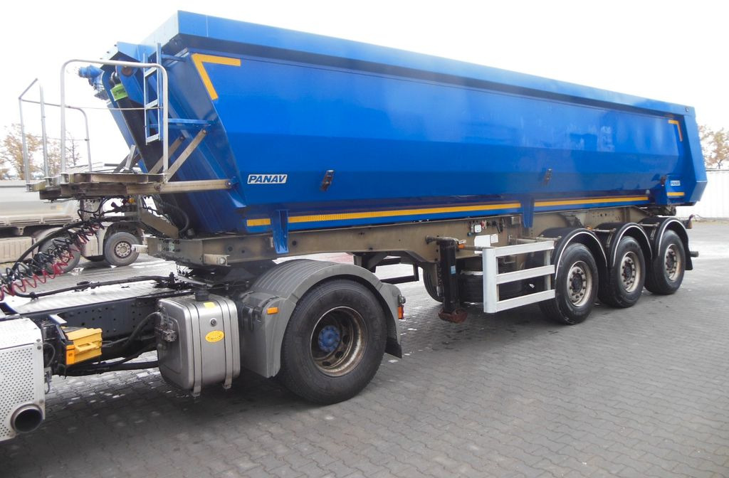 Puspiekabe pašizgāzējs Panav NS 36, LIFT ACHSE, SAF, 29m3, 9 TONE ACHSE: foto 1