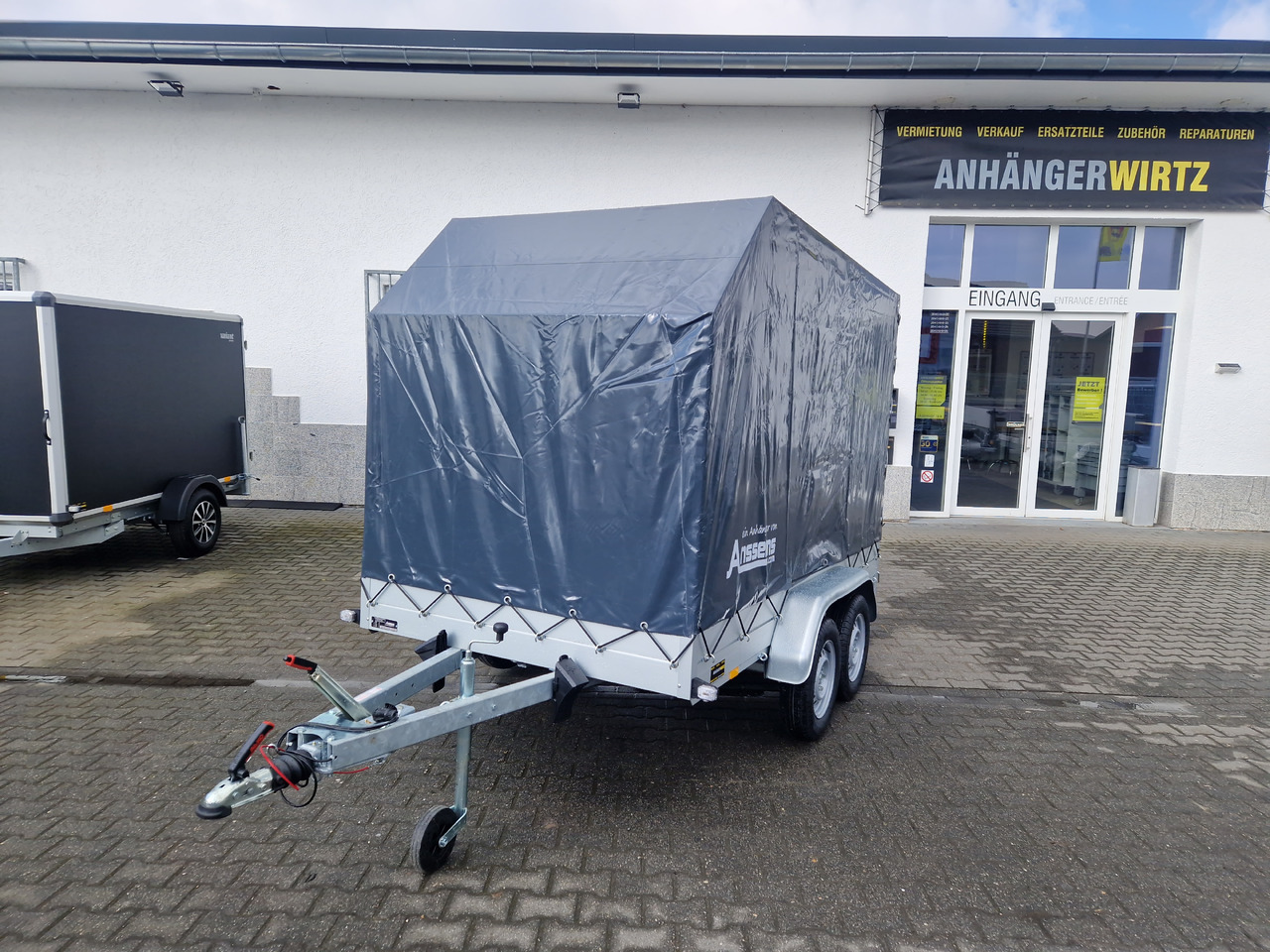 Aluliner Planen Anhänger GTT 2000 301x151x180cm Plane schräg (M) 2000kg März Aktion - Piekabe ar tentu: foto 2 Aluliner Planen Anhänger GTT 2000 301x151x180cm Plane schräg (M) 2000kg März Aktion - Piekabe ar tentu: foto 2