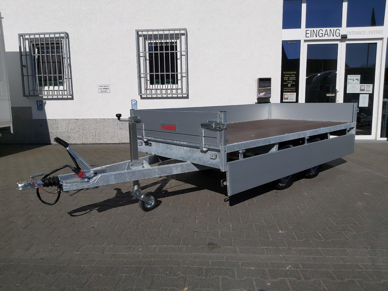 Anssems Hochlader PSX - S 2000 305x153x30cm (M) 2000kg - Bortu piekabe/ Platforma: foto 2 Anssems Hochlader PSX - S 2000 305x153x30cm (M) 2000kg - Bortu piekabe/ Platforma: foto 2