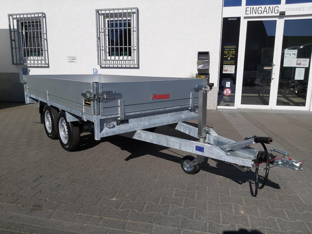 Anssems Hochlader PSX - S 2000 305x153x30cm (M) 2000kg - Bortu piekabe/ Platforma: foto 5 Anssems Hochlader PSX - S 2000 305x153x30cm (M) 2000kg - Bortu piekabe/ Platforma: foto 5