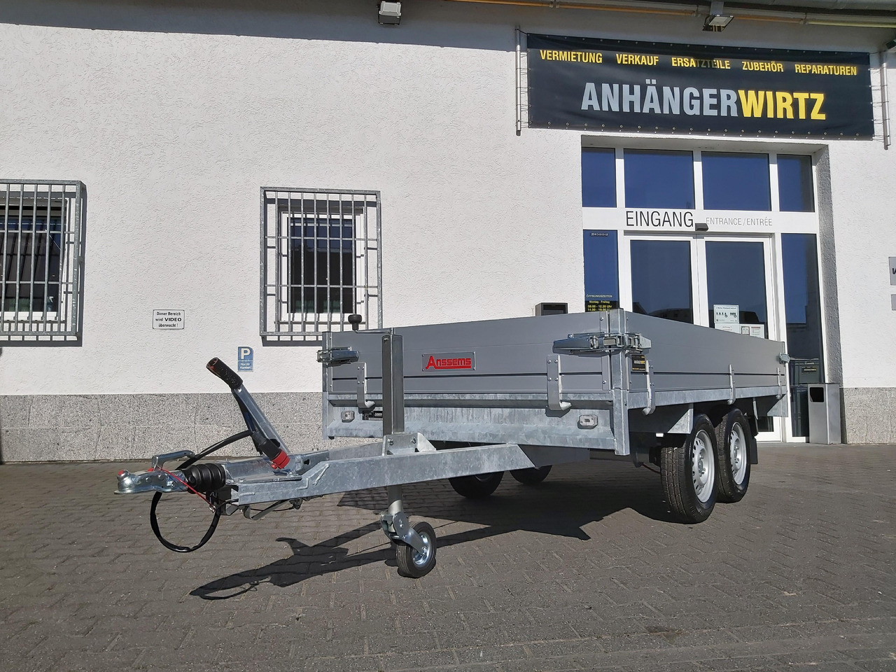 Anssems Hochlader PSX - S 2500 305x153x30cm (M) 2500kg preorder Aktion online - Bortu piekabe/ Platforma: foto 1 Anssems Hochlader PSX - S 2500 305x153x30cm (M) 2500kg preorder Aktion online - Bortu piekabe/ Platforma: foto 1