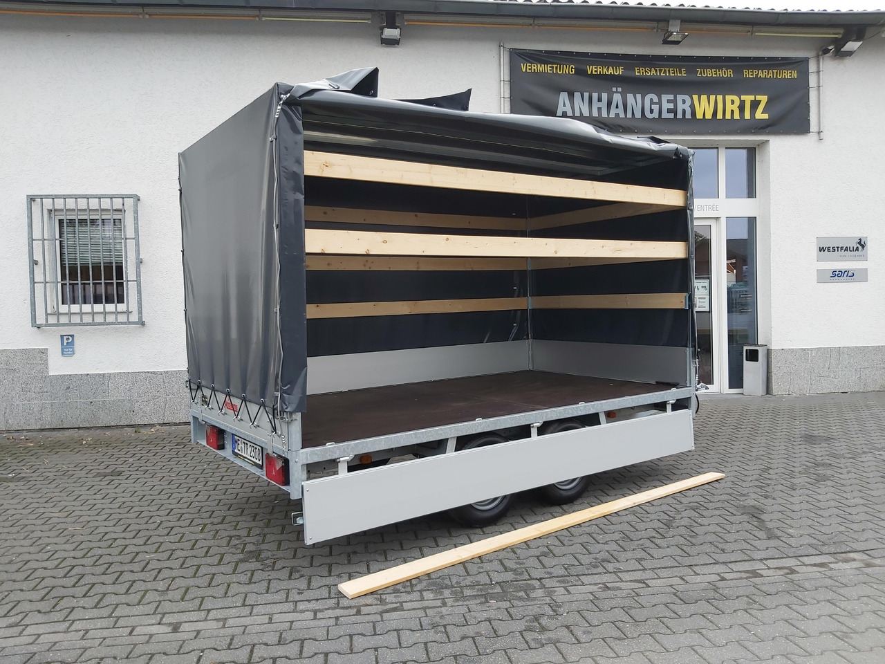 Anssems Hochlader PSX - S 2500 325x178x30cm 180cm Hochplane grau (L) 2500kg Aktion - Piekabe ar tentu: foto 2 Anssems Hochlader PSX - S 2500 325x178x30cm 180cm Hochplane grau (L) 2500kg Aktion - Piekabe ar tentu: foto 2