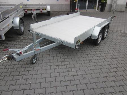 Anssems Transporter AMT 1500 340x170x18cm Aluboden Alurampen 1500kg - Bortu piekabe/ Platforma: foto 1 Anssems Transporter AMT 1500 340x170x18cm Aluboden Alurampen 1500kg - Bortu piekabe/ Platforma: foto 1