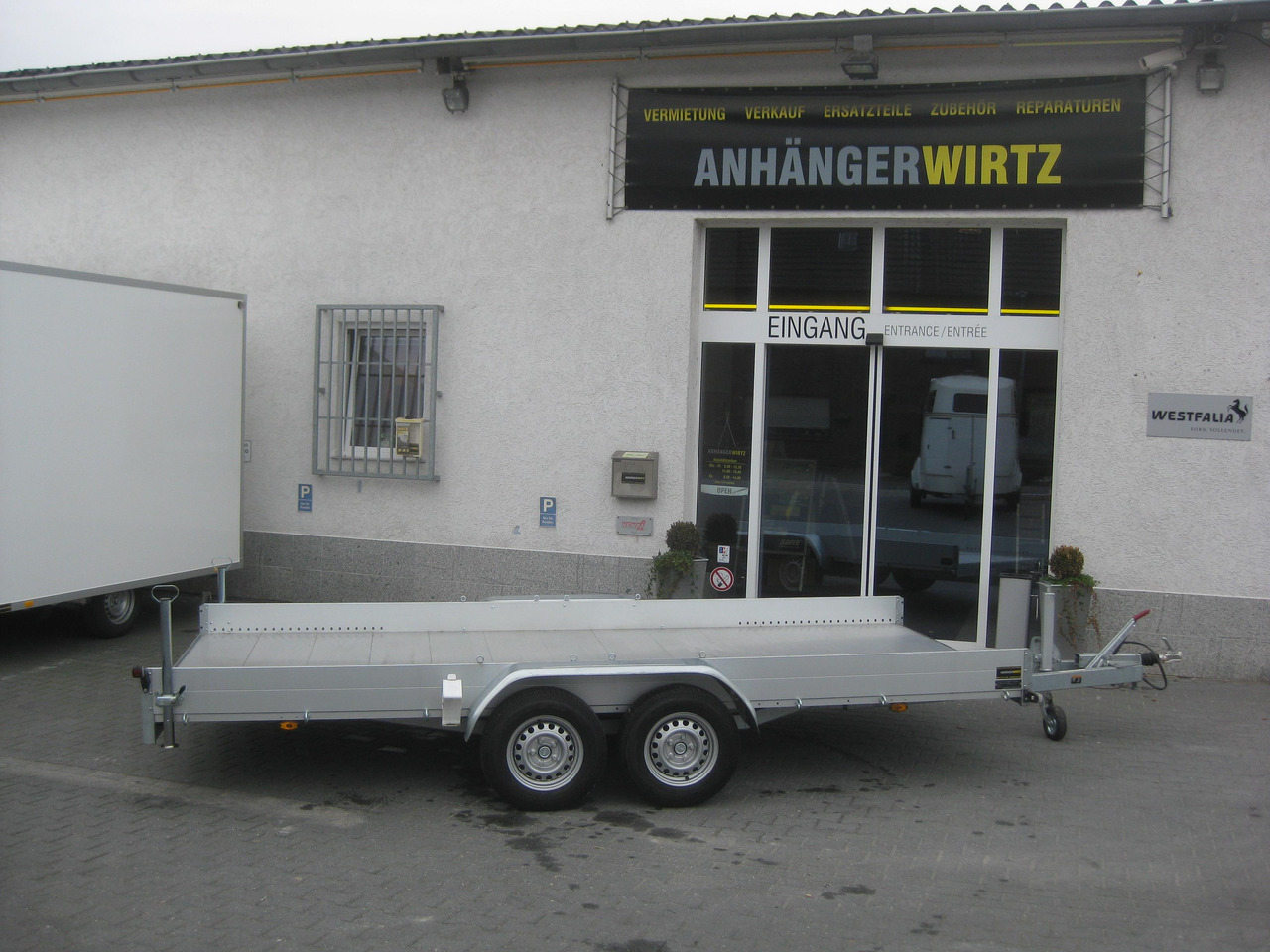 Anssems Transporter AMT 2500 440x190x18cm Aluboden Alurampen Seilwinde 2500kg Modell 22 - Bortu piekabe/ Platforma: foto 4 Anssems Transporter AMT 2500 440x190x18cm Aluboden Alurampen Seilwinde 2500kg Modell 22 - Bortu piekabe/ Platforma: foto 4