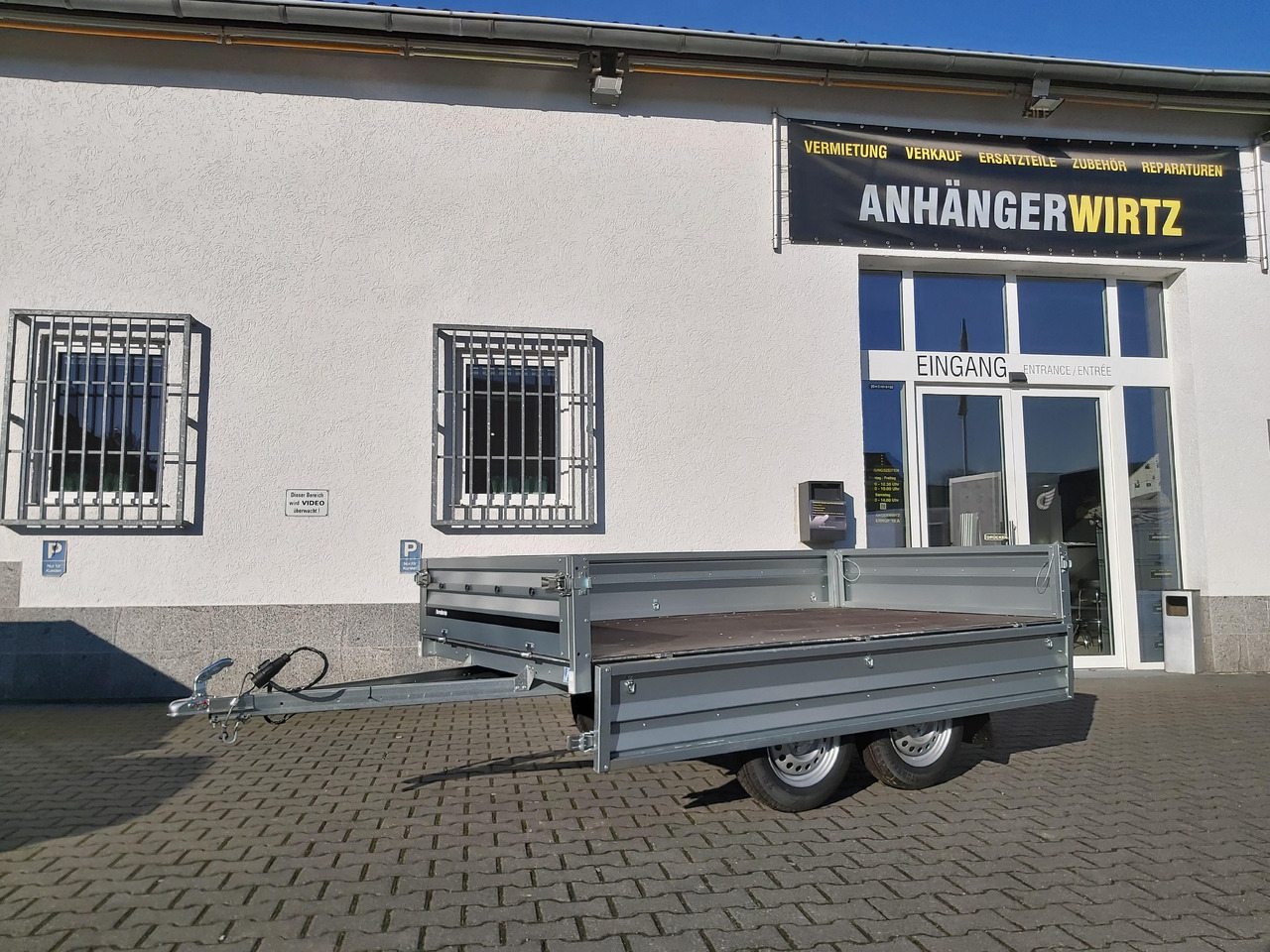 Brenderup 3251 STU 750 250x142x35cm Tandemachse 13" (S) 750kg - Bortu piekabe/ Platforma: foto 3 Brenderup 3251 STU 750 250x142x35cm Tandemachse 13" (S) 750kg - Bortu piekabe/ Platforma: foto 3