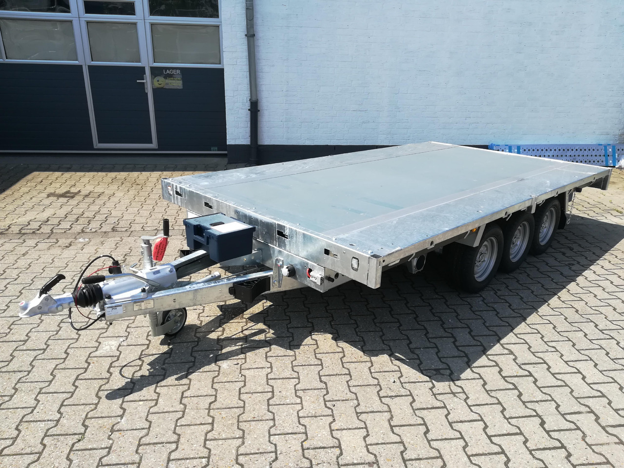 Brian James Trailer CarGO Tipper 2 elektrisch 360x195x30cm Stahlbordwände Pendel 12" Tridem 3,5t on - Piekabe pašizgāzējs: foto 2 Brian James Trailer CarGO Tipper 2 elektrisch 360x195x30cm Stahlbordwände Pendel 12" Tridem 3,5t on - Piekabe pašizgāzējs: foto 2